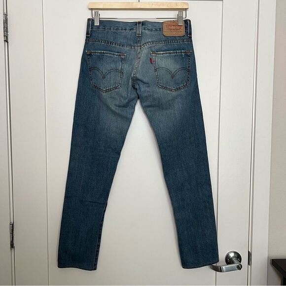 Levi's 511 Jeans Mens Size 29x32 Skinny Fit Classic Blue Denim 100% Cotton - Picture 5 of 15